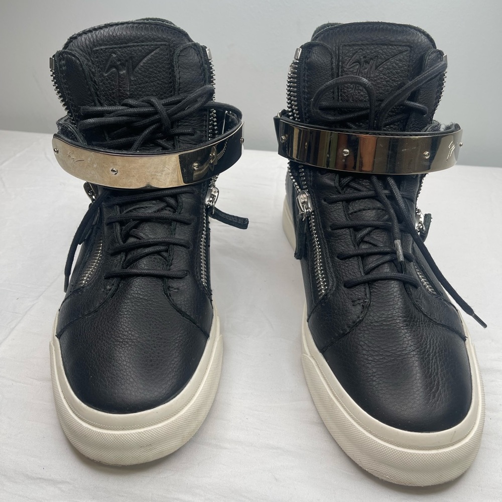 Worn Giuseppe black sneakers